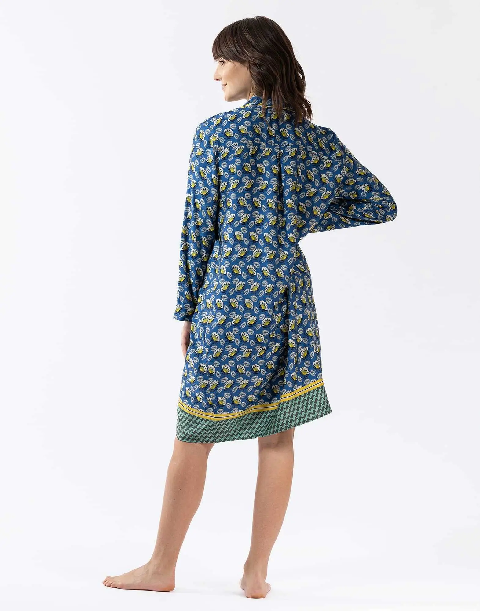 Nightshirt ZOÉ viscose blue Lingerie le Chat