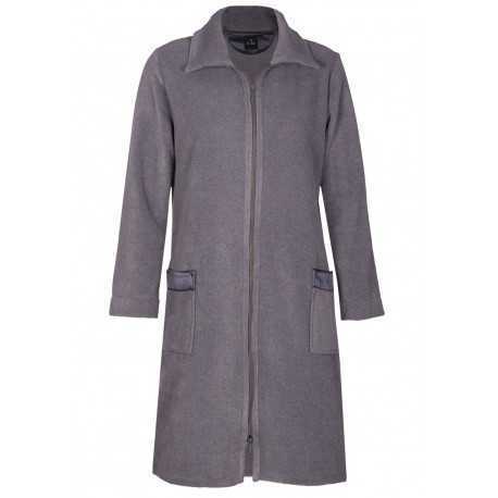 Robe de chambre zippée en polaire, qualité - Lingerie LE ...