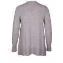 Buttoned cardigan 5019 100% CASHMERE Grey fleck - Lingerie Le Chat