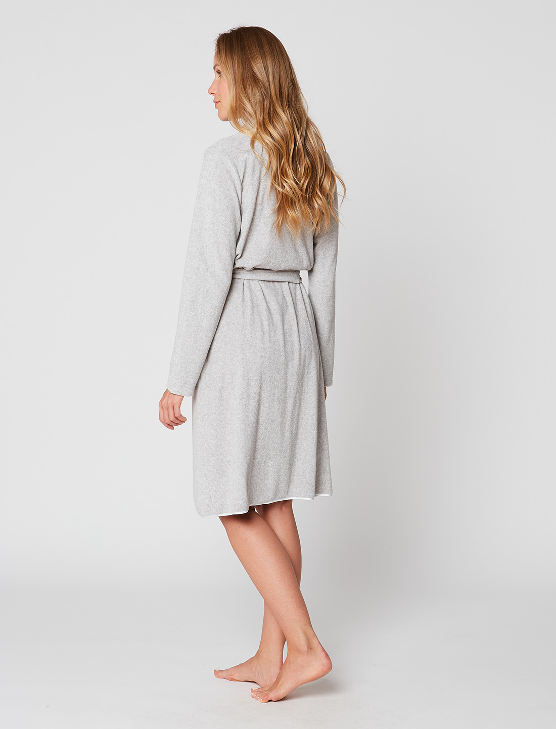 Bathrobe • Essentiel E61A • Gris chiné