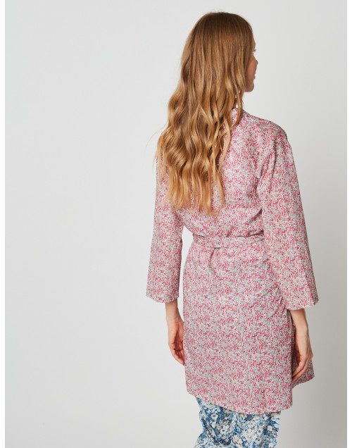 Liberty-print dressing-gown 160 WILTSHIRE ROSE
