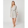 Liberty-print dressing gown 160 SKY-BLUE ELOISE