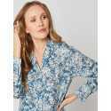 Chemise en tissu Liberty 130 BLEU THORPE