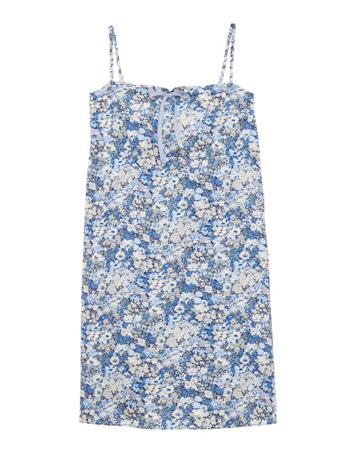 Nuisette en tissu Liberty 103 BLEU THORPE