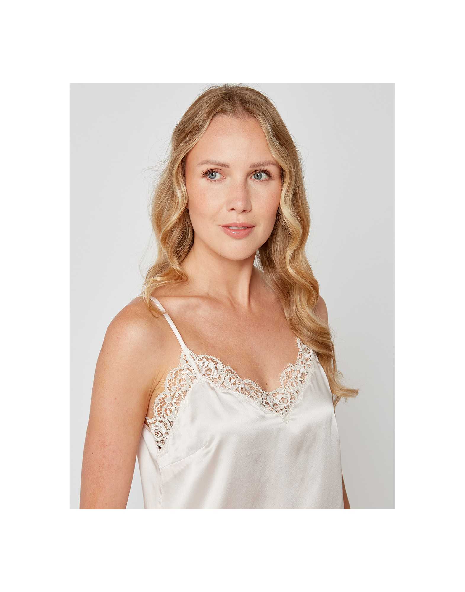 Silk camisole 230 Powder