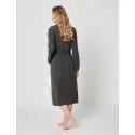 Cashmere bathrobe in slate grey - Lingerie le Chat