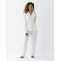 Button-front cotton-modal pyjamas LES INTEMPORELLES A06 ecru