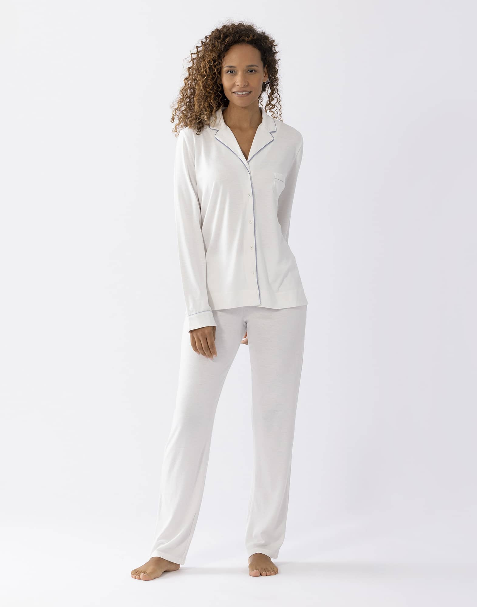 Uniexcosm Pyjama Coton Femme Long Ensemble Pyjama Femme Hiver Chat