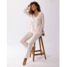 Pyjama en coton modal LES INTEMPORELLES A02 bois de rose