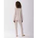 Pyjama en coton modal LES INTEMPORELLES A02 bois de rose