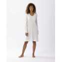 Cotton-modal nightshirt LES INTEMPORELLES A01 ecru