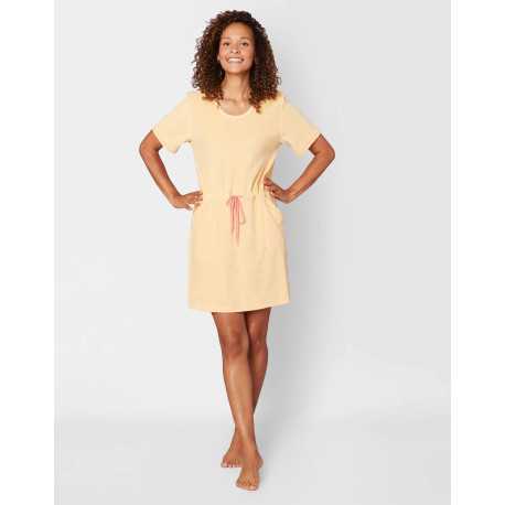 Terry-cloth dress CASSANDRE 540 honey | Lingerie le Chat