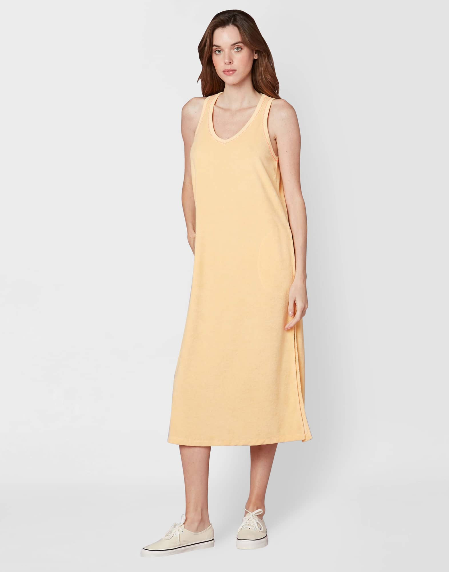 Long terrycloth dress CASSANDRE 542 honey Lingerie le Chat