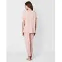 Pyjama pantacourt en coton modal CASAMANCE 502 rose