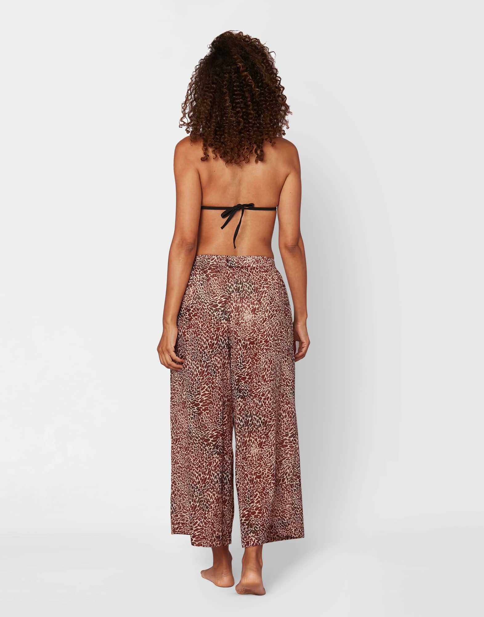 Patterned cropped trousers 2025