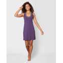 Nightdress in cotton elastane ESSENTIEL E07A blueberry