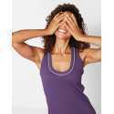 Nightdress in cotton elastane ESSENTIEL E07A blueberry