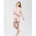Short cotton pyjamas FANCY 500 in rose