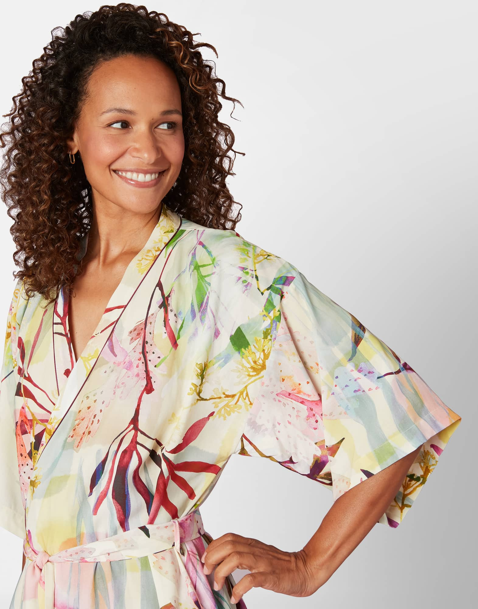 Women\'s indoor kimono, easy to put on | Le Chat