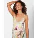 Long, patterned dress  in ECOVERO™  viscose TULUM 540, multicolour