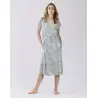 Patterned dress in viscose-elastane COACHELLA 540 bamboo