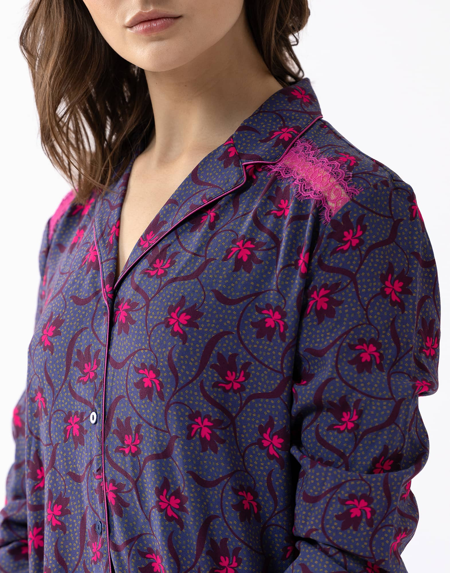 Chemisier (liquette) Dentelle Noir Et Rouge - Taille 44 - Neuve Sans étiquettes - Style Très Chic