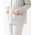 Buttoned jersey fabric pyjamas FOREVER 606 grey| Lingerie le Chat