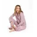 Buttoned jersey fabric pyjamas FOREVER 606  pink| Lingerie le Chat