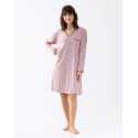 Chemise de nuit en jersey rose FOREVER 601 rose| Lingerie le Chat