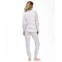 Pyjama en coton rayures HYGGE 602 rose| Lingerie le Chat