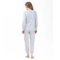 100% cotton interlock pyjamas HYGGE 602 sky blue | Lingerie le Chat