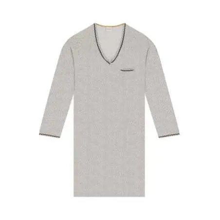 Jersey fabric nightdress FOREVER 601 grey