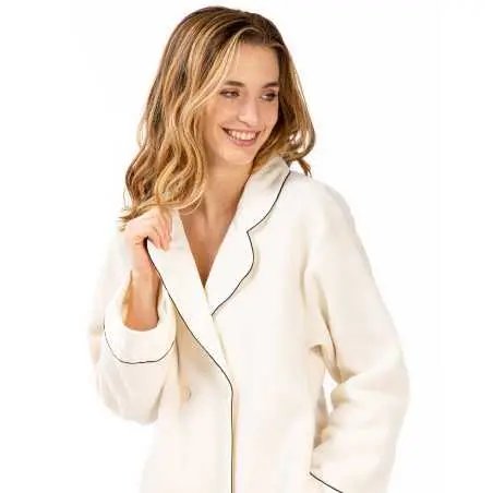 Microfleece jacket GABRIELLE 670 ecru | Lingerie le Chat