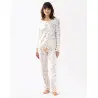 Cotton pyjamas CÉLESTE 602 ecru