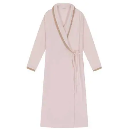 Microfleece bathrobe COMFY 660 rosewood | Lingerie le Chat