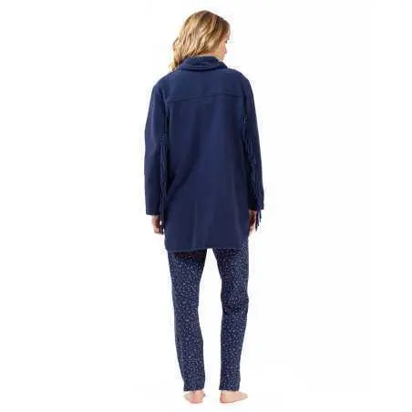 Woollen jacket FOEHN 670 navy blue | Lingerie le Chat