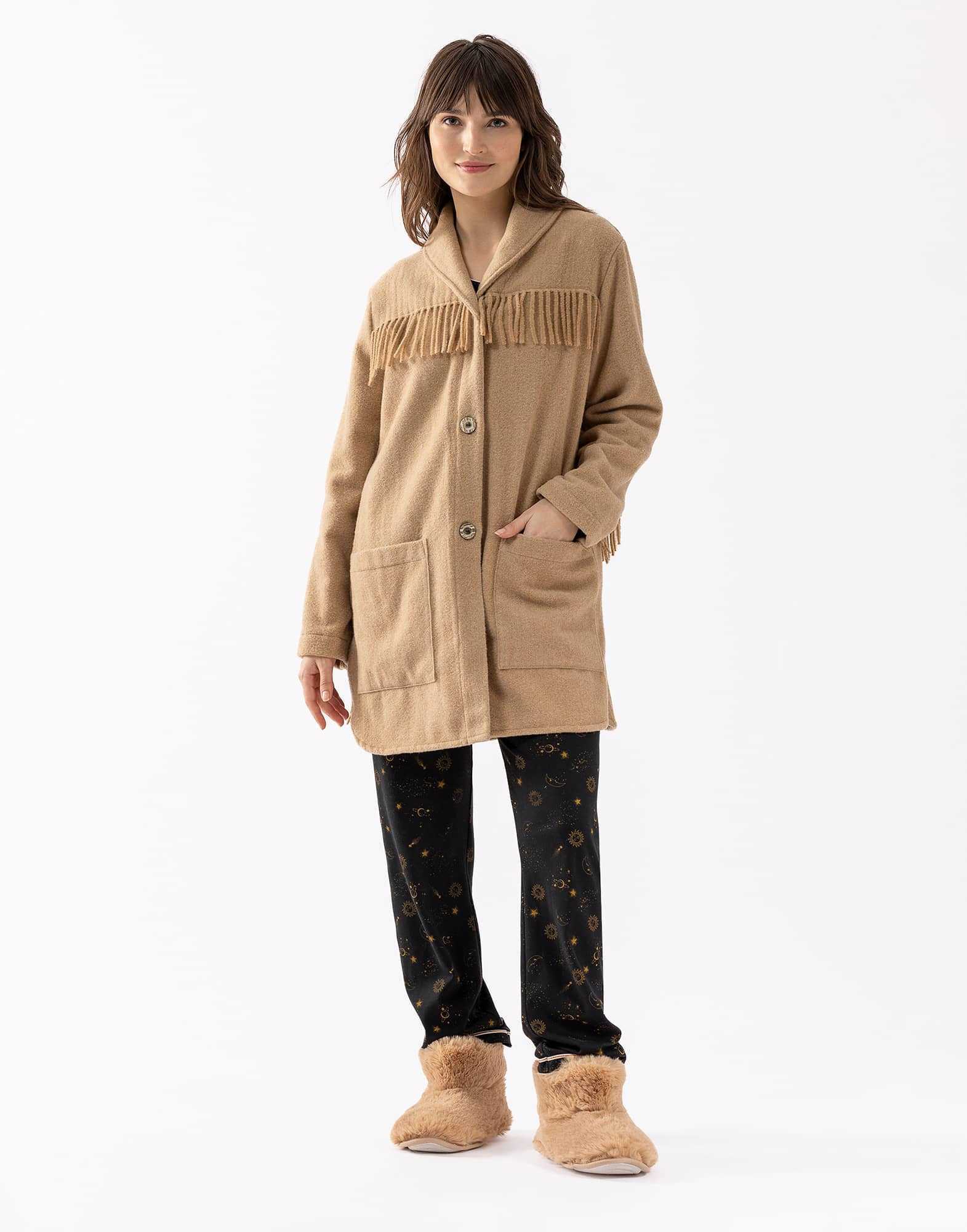 Veste laine beige sales
