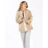 Plush fleece jacket ANGORA 650 beige