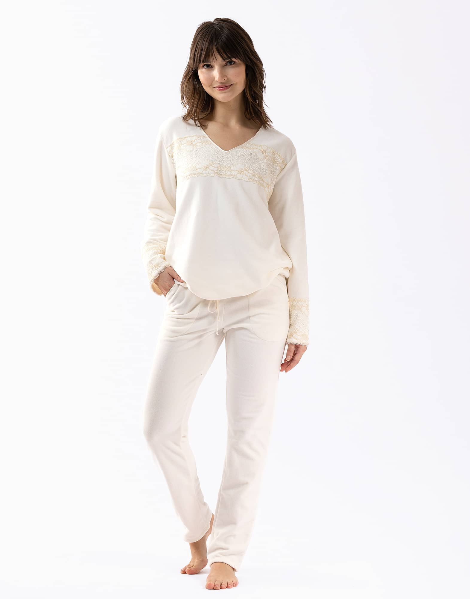 Pyjamas en polaires pour femme  Les tendances 2024 en ligne sur