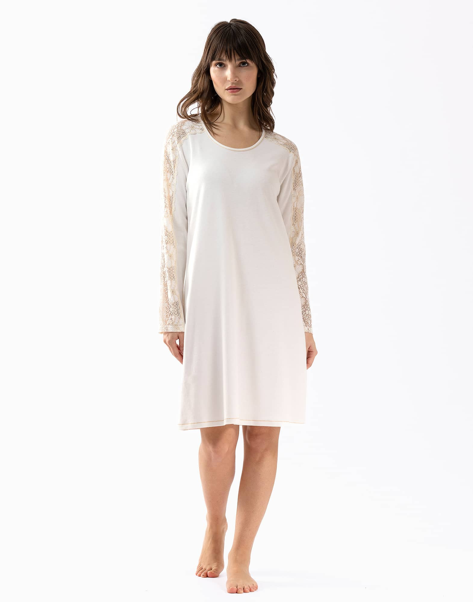 Nightgowns 100 2025 cotton