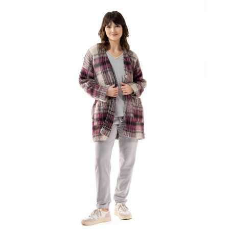 Woollen jacket FOEHN 670 multicolour | Lingerie le Chat