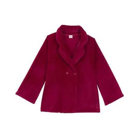 Plush flannel jacket ESSENTIEL 677 peony | Lingerie le Chat