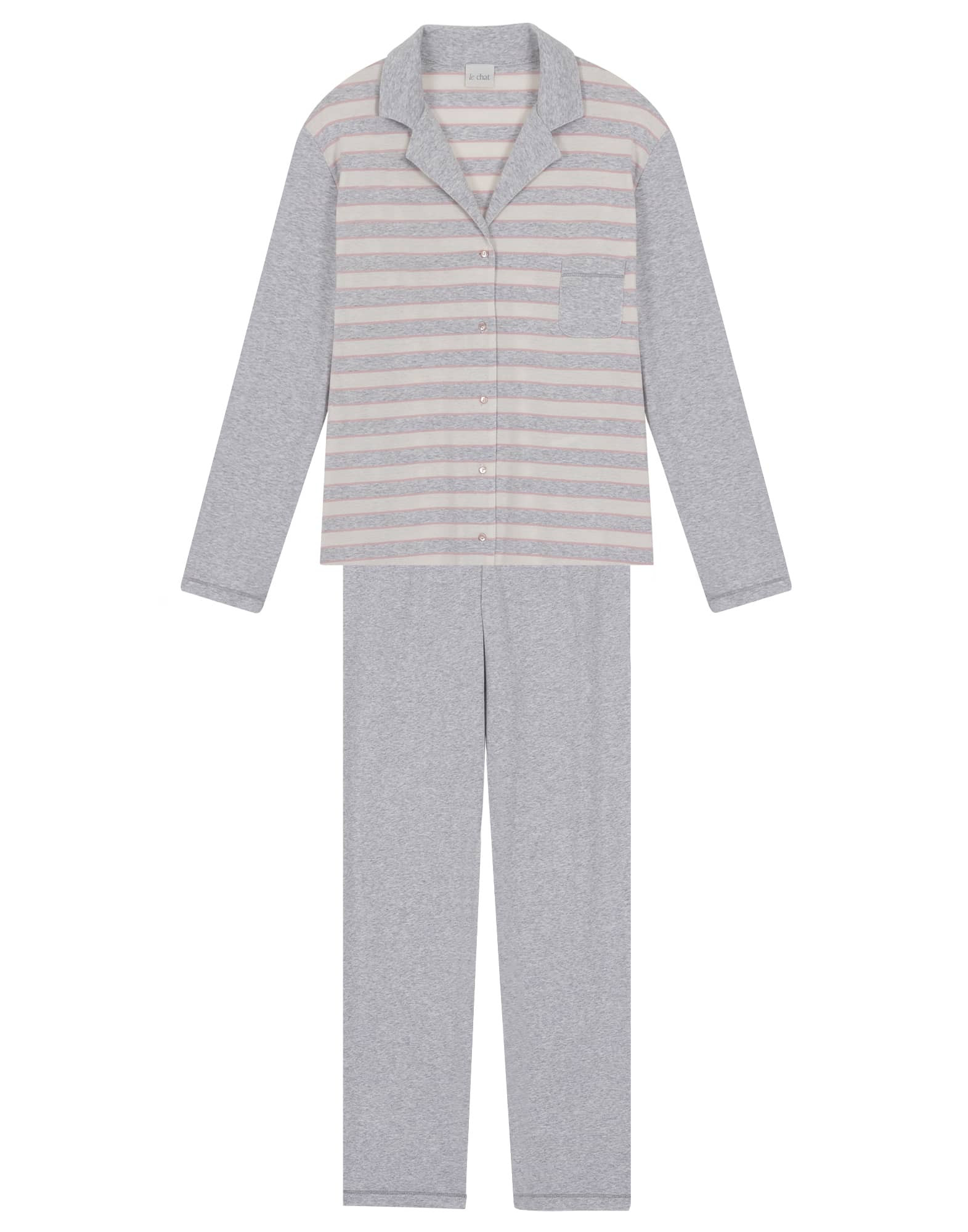 Pyjama homme effet rayures