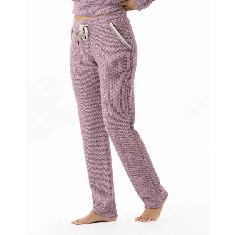 Trousers in lurex knit FRILEUSE 680 purple | Lingerie le Chat