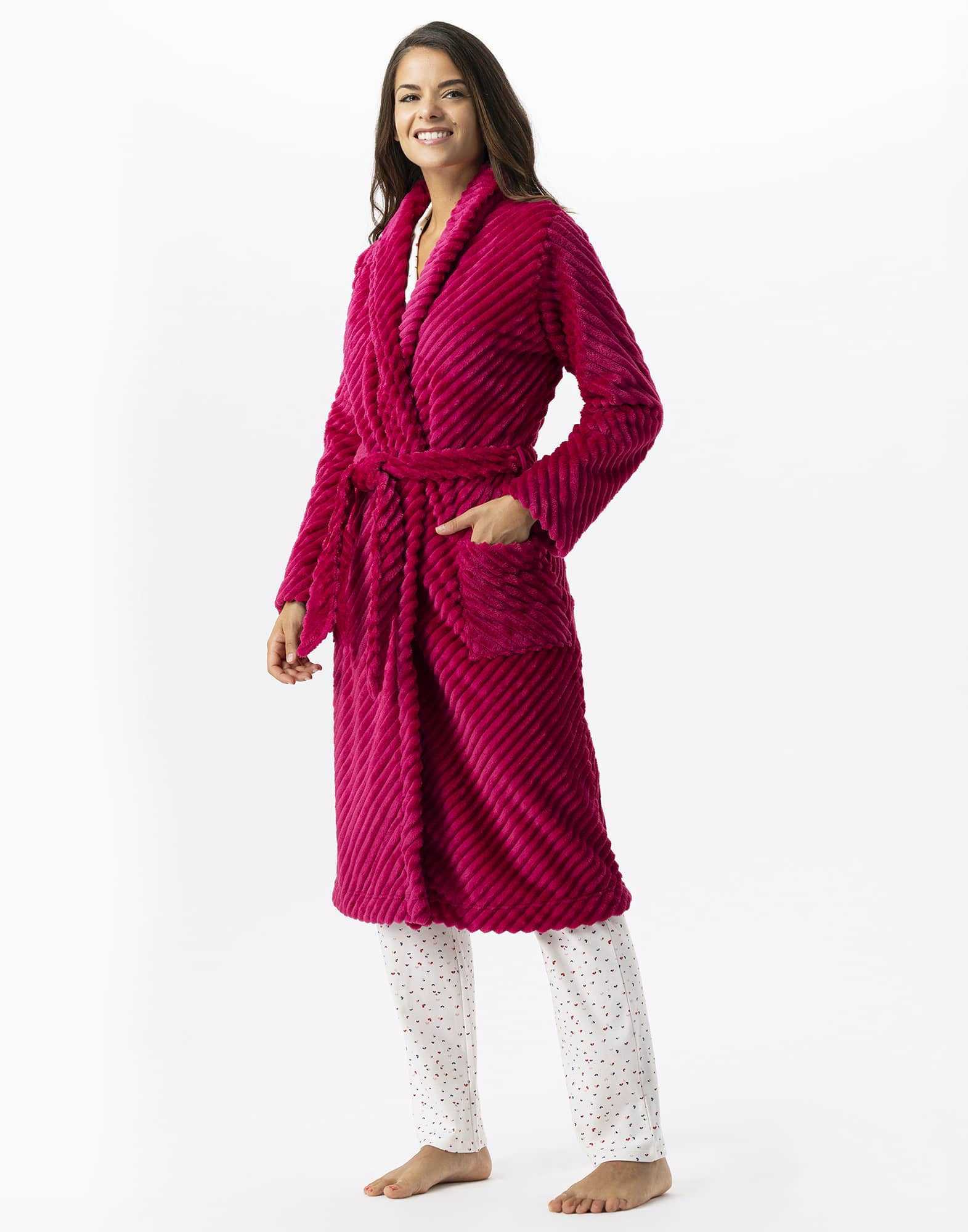 Peignoir moumoute sale