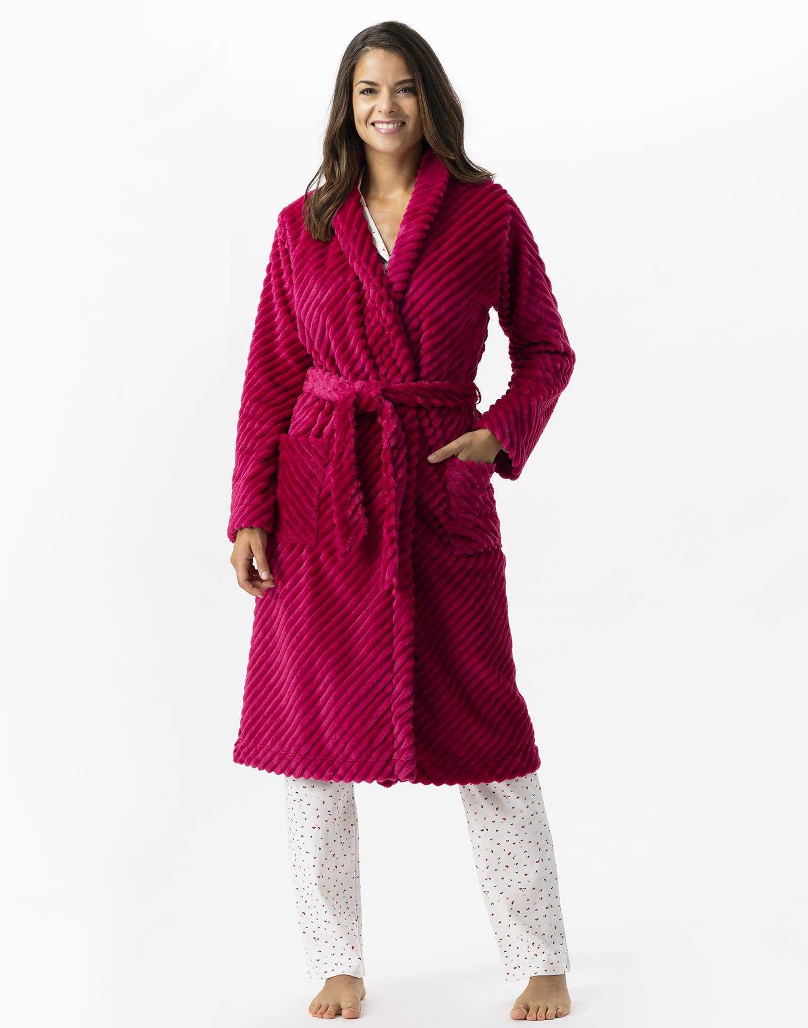 Peony ESSENTIEL H64A bathrobe | Lingerie le Chat