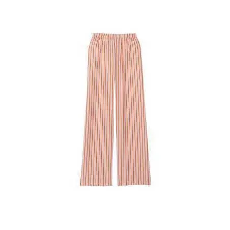 Striped pyjamas trousers in 100% viscose BIRKIN 780 dragee | Lingerie le Chat