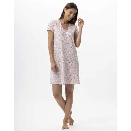 Cotton nightshirt ANGIE 701 multico | Lingerie le Chat