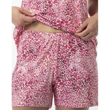 Printed short pyjamas VICTORIA 700 strawberry | Lingerie le Chat