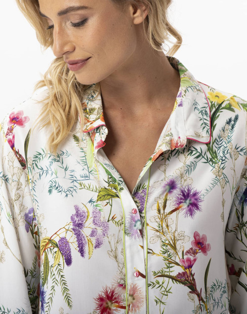 Pyjama imprimé fleurs en 100% viscose RIVIERA 706 multico